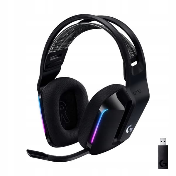 Logitech G733 Lightspeed Sorte hovedtelefoner