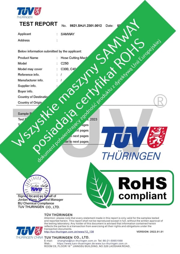 SAMWAY elektronisk slangmätare