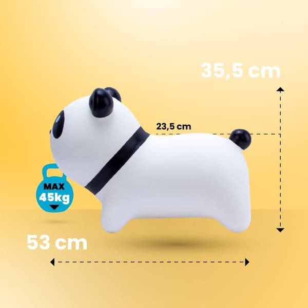 Sun Baby Panda Vit Tröja med Pumps