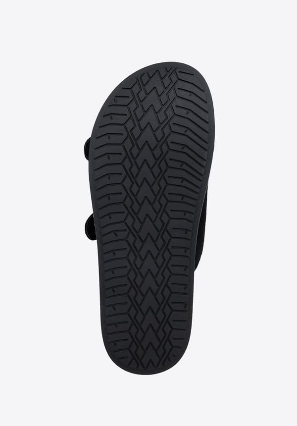 Wittchen Damflip-flops i svart mocka