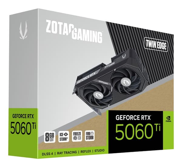 ZOTAC GAM RTX 5060 Ti Twin Edge 8 grafikkort