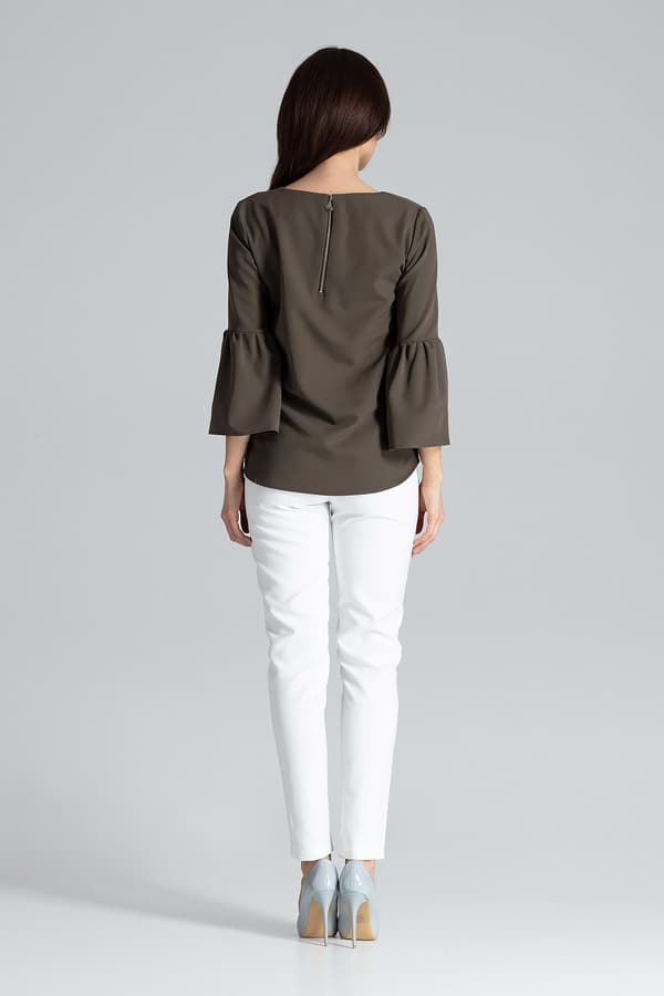 Bluse L010 Olivengrøn S