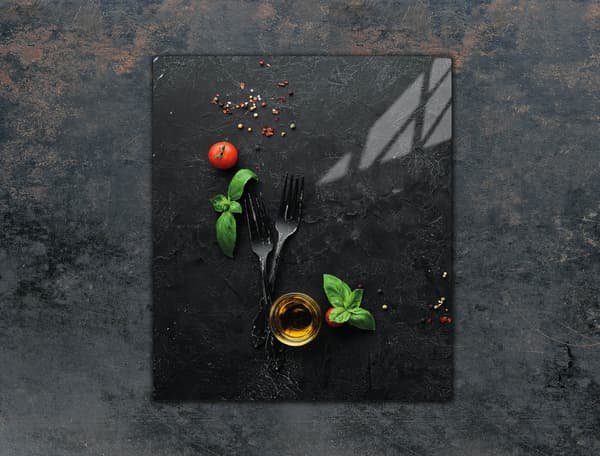 GLAS SKÆREBRÆT 45x52 SKIFER