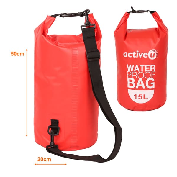 Activeu torrpåse 15l röd