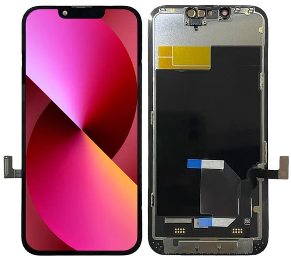 Original LCD-skærm med berøringsskærm og OLED-sensor til Apple iPhone 13