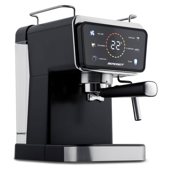 Berdsen BD-771 20 bar espressomaskine, sort