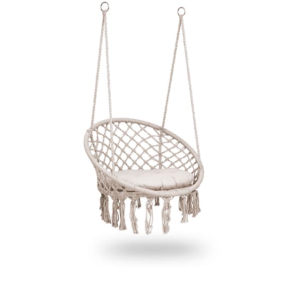 Riippuva puutarhakeinu BOHO beige