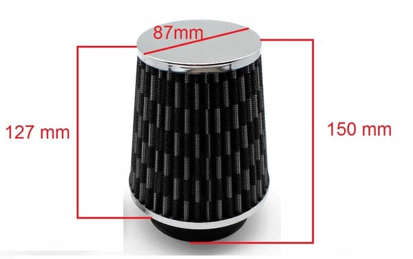 Urheilu käytäväilman suodatin CARBON+3adapterit