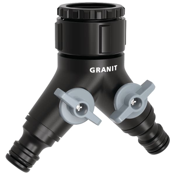 Hanaliitin 1/2"-3/4" musta versio 8 kpl.