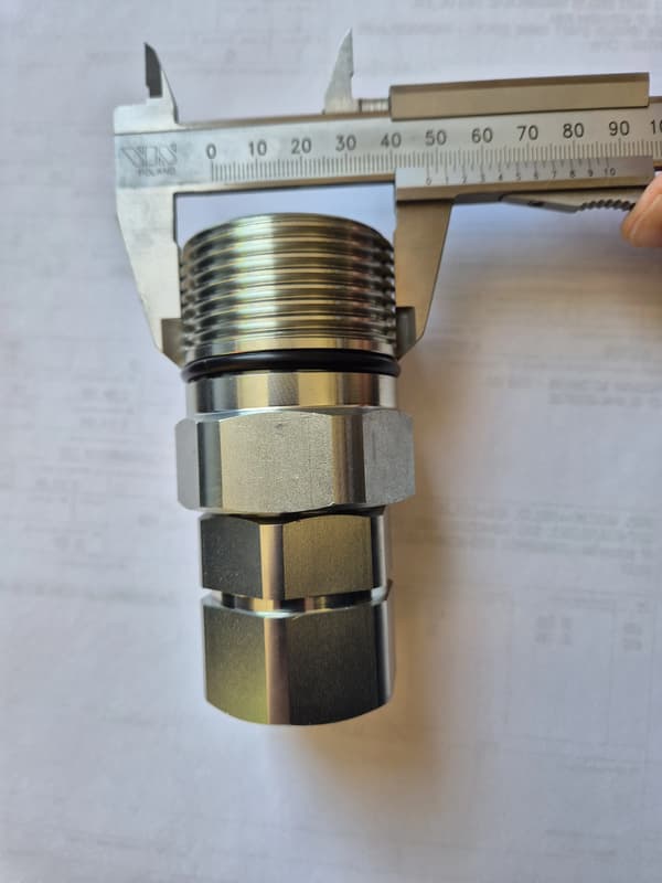 BSP 1" ruuvattava pikaliitin