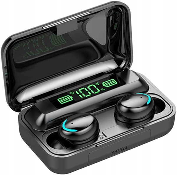 Trådløs powerbank Bluetooth 5.0 øretelefoner