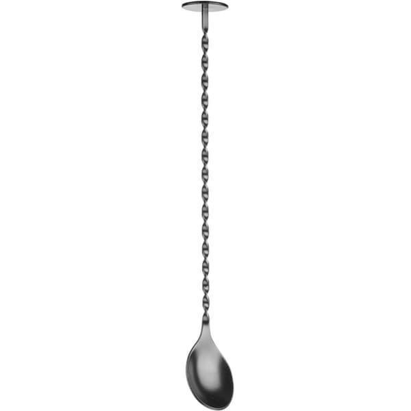 Bartenderset i rör, shaker, jigger, sil, muddler, sked - svart