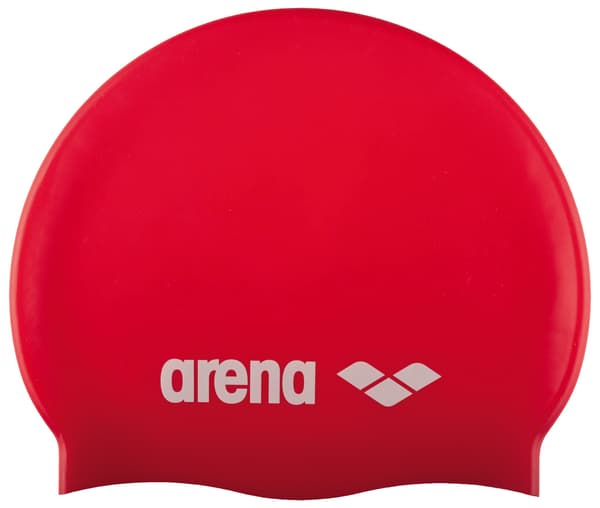 Arena KLASSISK SILIKON JUNIOR RÖD_VIT ONE SIZE Badmössa