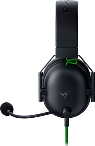 Razer BlackShark V2 X Kablet Gaming Headset, Sort/Grøn
