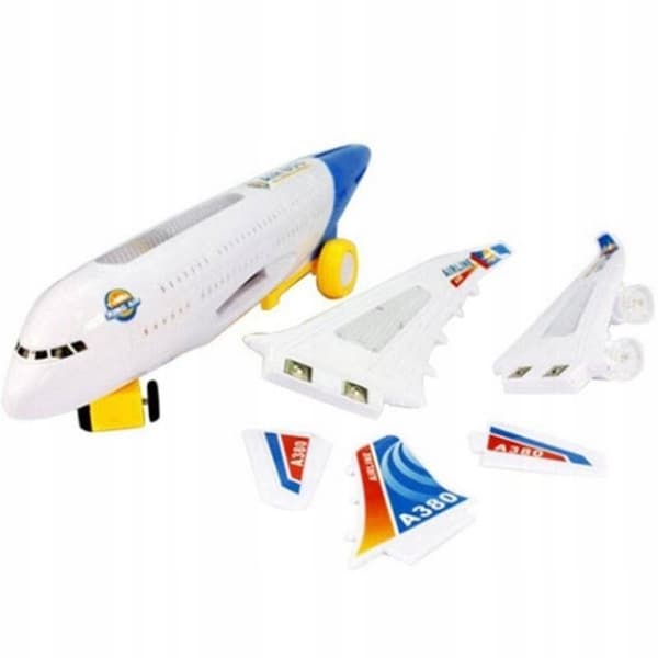 SUURI A380-MATKUSTAJALENTOKONE JUOKSE ÄÄNTÄ 22 CM