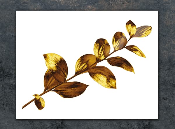 GLAS SKÄRBRÄDA 30x22 GULD