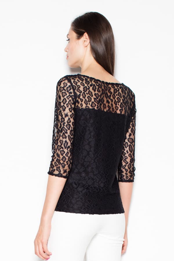 VT011 sort bluse XL
