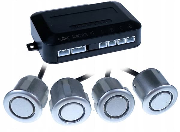Peruutusanturit 4x BUZZER hopeiset 18mm