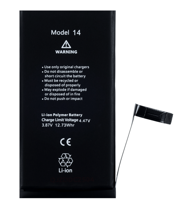 Batteri til Apple iPhone 14 3279mAh uden kommunikation sprækket BMS og lim