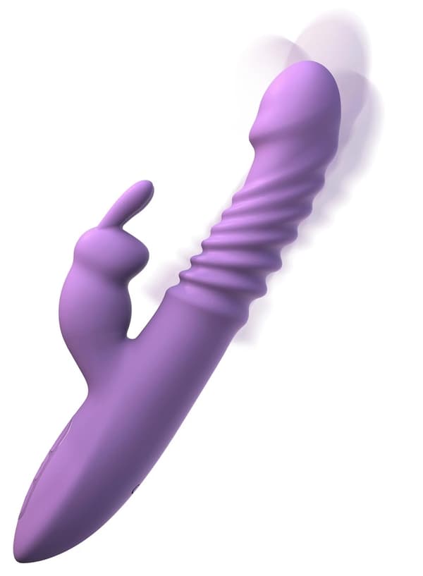 Fantasy For Her Uppvärmd Kaninvibrator med Prickar 24cm