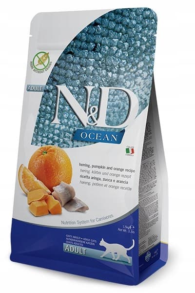 Farmina N&D Ocean torrfoder för katter 2x1,5 kg
