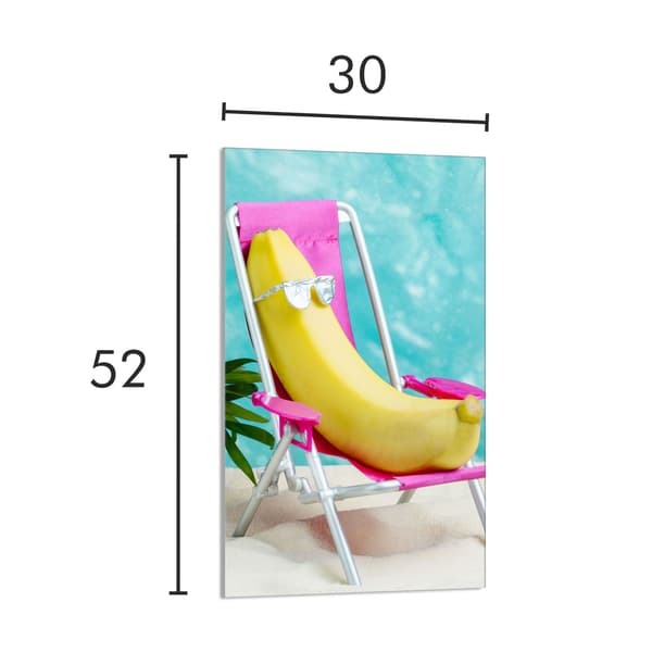 GLAS SKÆREBRÆT 30x52 Banan