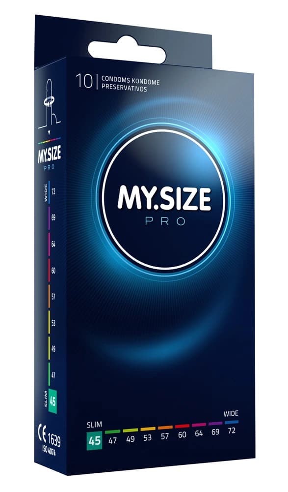 MYSIZE PRO Kondomit 45 mm 10 kpl