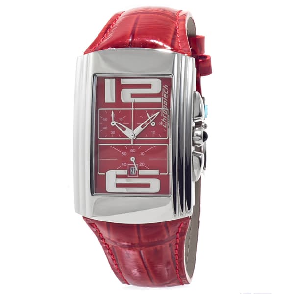 CHRONOTECH CT7018B-05 ur. Quartz, rød. Dameur.