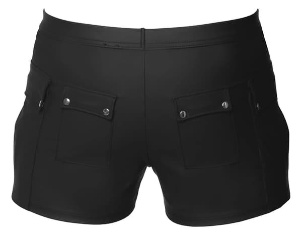 Svenjoyment Sorte Herreshorts Med Store Lommer L
