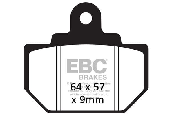EBC FA111 bremseklodser (sæt til 1 skive)