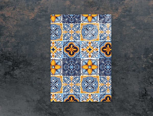 GLAS SKÄRBRÄDA 35x52 MOSAIK