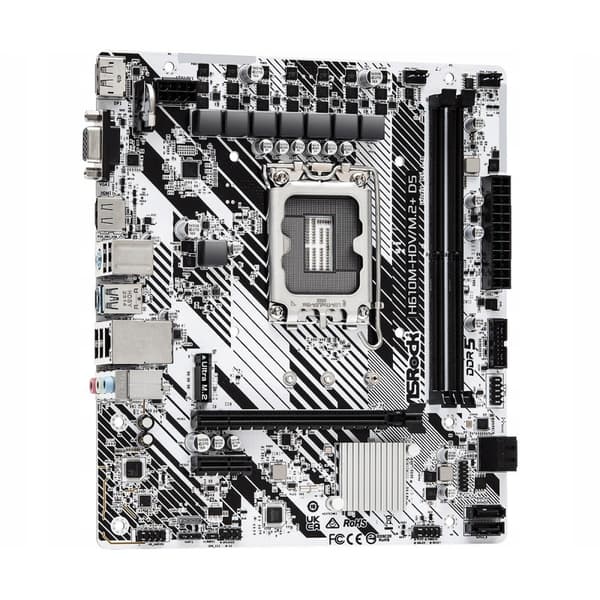 Asrock H610M-HDV/M.2 D5 moderkort