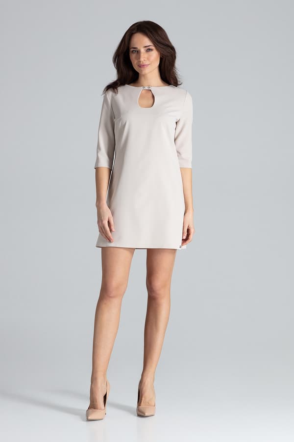 Kjole L001 Beige M