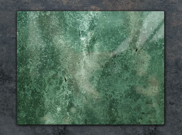 SKÄRBRÄDA I GLAS 52x40 TURKOS