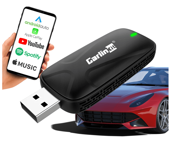 CarlinKit Mini SE X2air Apple CarPlay Android Auto trådløs adapter