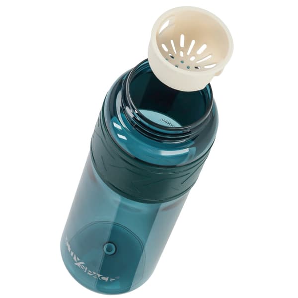 Tritan vattenflaska 1000ml med mätkopp - grön
