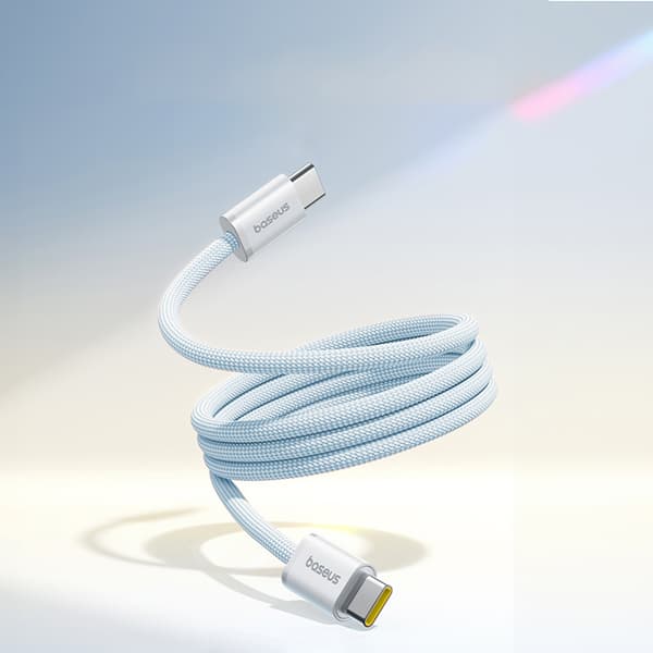 Självmonterande USB-C Dynamic 4 Pro 100W 1m kabel - Blå