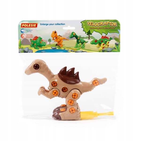 Dinosaurie afskruelig velociraptor 36 stk