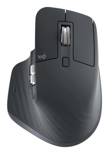 Logitech MX Master 3S Langaton Hiiri RF Langaton + Bluetooth, 8000 DPI, Grafiitti