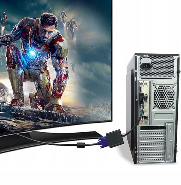 DVI TILL VGA DSUB-ADAPTER 1080p