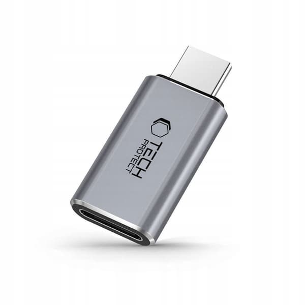 USB-C till iPhone Lightning-adapter – grå