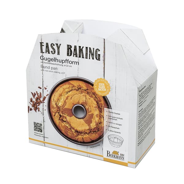 EASY BAKING bundtform med skorsten - 2,7L / Birkmann