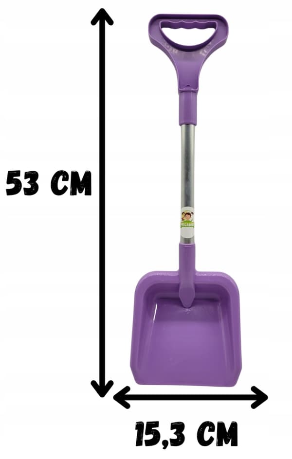 Megadidi strandsandspade 53 cm solid aluminiumhandtag