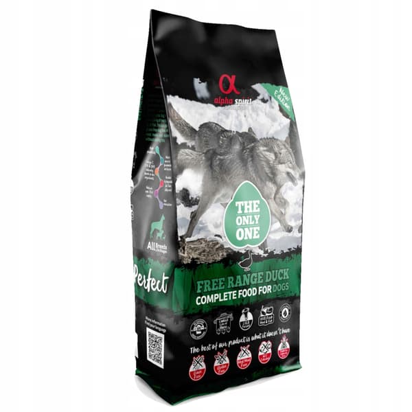 Alpha Spirit fuldfoder til hunde, and, 12 kg