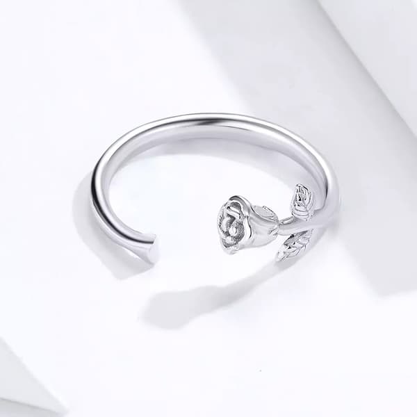 Justerbar rosring i silver S925 Silver