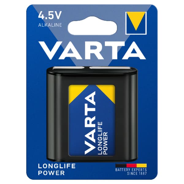 Varta LL power MN1203 4.5V litteä alkaliparisto LED-taskulampulle