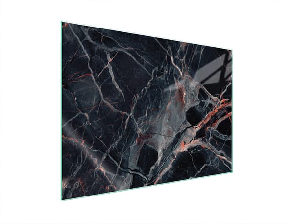 GLASSKYDDSPLÅT FÖR SPIS 70x52 MARMOR
