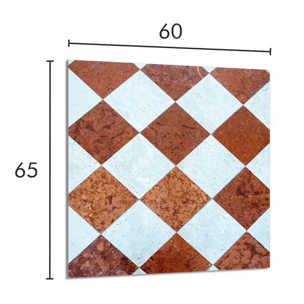 GLASPANEL FÖR KÖK 60x65 Mosaik