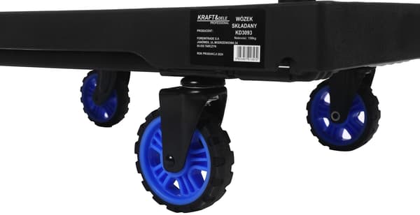 Sammenklappelig platformsvogn 150 kg | Kraft&Dele