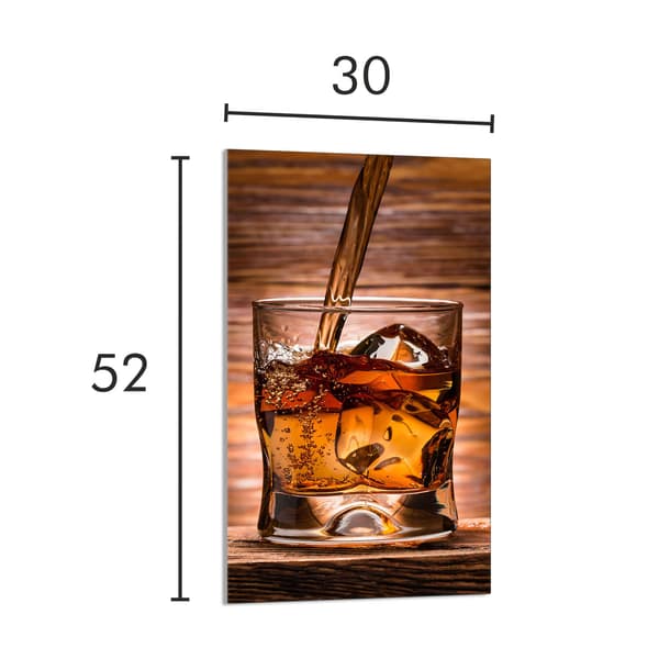 SKÄRBRÄDA I GLAS 30x52 Whisky